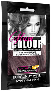 Бальзам оттеночный Красная линия Fara Glam Colour, цвет: burgundy wine (бургундский), 40мл