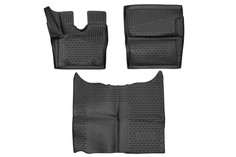 Коврики 3D в салон подходят для DAF XF 2019 - >; 3шт. (полиуретан) Element