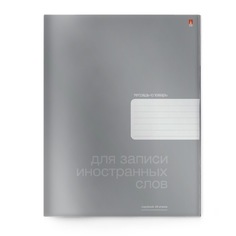 Тетрадь для записи иност слов Альт 17х20 PLATINUM 48л спец.линовка 7-48-417 обложка ассорт