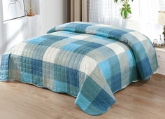 Покрывало стеганое 230x250 - 1 шт. Хлопок 100%. SL