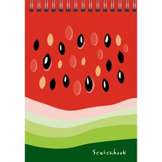 Скетчбук спираль (А5 40л 100г/м2) Арбузный фреш, ТС5404744 Канц Эксмо