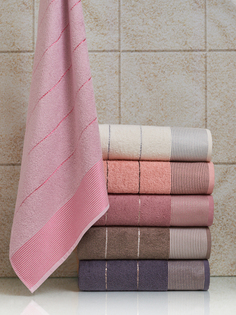 Полотенце махровое KOSSA1 (70x140) 450гр Турция 100% хлопок розовое Diva Afrodita