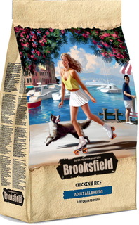 Сухой корм для собак BROOKSFIELD Adult All Breeds, курица и рис, 0,8кг