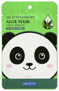 Тканевая маска для лица с экстрактом алоэ Milatte Fashion Aloe Mask Sheet, 21 г