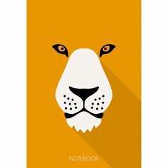 Блокнот "Лев" А6, 40 листов, в клетку Канц Эксмо