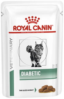 Влажный корм для кошек ROYAL CANIN Diabetic, при сахарном диабете, 12шт по 85г