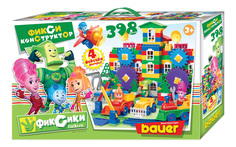Конструктор bauer фикси (нолик+симка+папус+мася), 398 эл. Бауэр