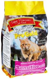 Сухой корм для кошек Franks ProGold Sensitive, ягненок по-голладски, 3кг