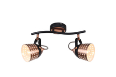 Настенный светильник Escada 1138/2A E14*40W Black/Copper