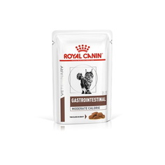Влажный корм для кошек ROYAL CANIN Gastrointestinal Moderate Calorie, мясо, 12шт, 85г