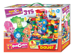 Конструктор bauer фикси (нолик+симка+папус+мася), 315 эл. Бауэр