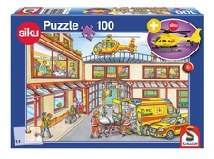 Пазл Санитарный вертолет , 100 элементов + подарок Schmidt