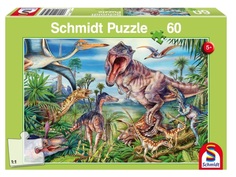 Пазл Среди динозавров , 60 элементов Schmidt