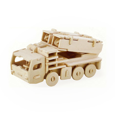Пазл 3D REZARK "Ракетная установка", 13x6x7 см, арт. ROT-013