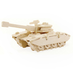 Пазл 3D REZARK "Танк", 15х8,5х6 см, арт. ROT-006