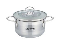 Кастрюля Mercury MC-6051 (12) с крышкой 0,7 л 12 см серии Bambino