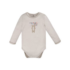 Боди с длинным рукавом Bossa Nova "Milka", цвет: бежевый, рост 80 см, арт. 580М-361