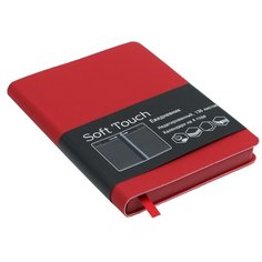 Ежедневник недатированный "Soft Touch" А6+, 272 стр,, бордовый Канц Эксмо