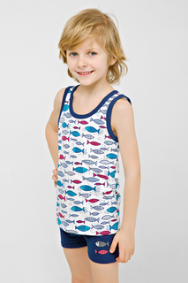 Майка для мальчиков Bossa Nova, цв. мультиколор р.86