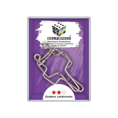 Головоломка металлическая Рамки , 2 элемента, арт. DLM-26 Delfbrick