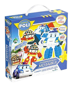 Мозаика Origami Robocar Poli Развивающая мозаика