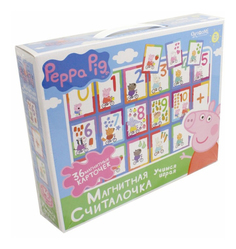 Семейная настольная игра Оригами Peppa Pig.Магнитная считалочка Origami