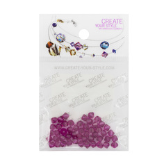 Бусины Swarovski цветные 5328E 4 мм 50 шт fuchs