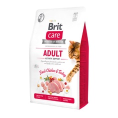 Сухой корм для кошек Brit CARE CAT GRAIN-FREE , с индейкой и курицей, 2кг Brit*