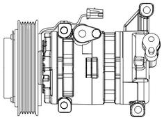 Компрессор кондиционера LUZAR LCAC 2549