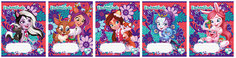 Тетрадь Enchantimals Littlest Pet Shop A5 в линию 12 листов в ассортименте