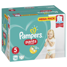 Подгузники-трусики Pampers Pants 5 (12-17 кг), 82 шт.