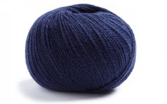 Пряжа Lamana Milano цвет 11, marineblau, морской (тёмно-синий)