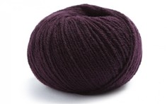 Пряжа Lamana Como цвет 50, aubergine, баклажановый (темно-фиолетовый)