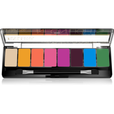 Тени для век Eveline Professional Eyeshadow палетка № 06 NEON lights/неон ламп 8т 9,6г