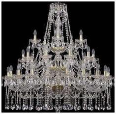 Люстра подвесная Bohemia Ivele Crystal 1413/20+10+5/400/3d/G