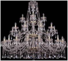 Люстра подвесная Bohemia Ivele Crystal 1413/20+10+5/530-135/3d/G