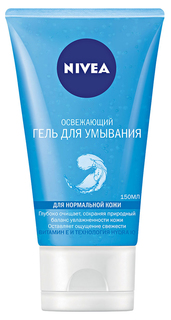 Гель для умывания NIVEA Aqua Effect Освежающий для нормальной кожи, 150 мл