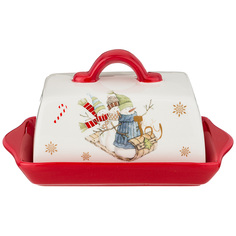 Масленка "Зимняя забава" 20x12,5x10,5 см. Agness_358-1673