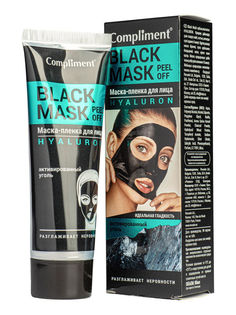 Маска-пленка для лица Compliment Black Mask HUALURON, 80 мл