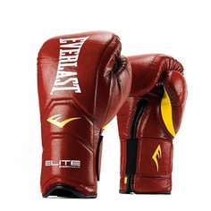 Боксерские перчатки Everlast Elite Pro белые/черные, 16 унций