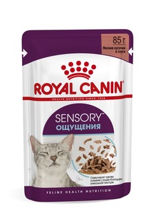 Влажный корм для кошек ROYAL CANIN SENSORY, мясо, рыба, 12шт, 85г