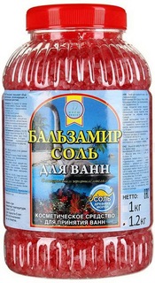Соль для ванн Бальзамир малина 1200 г п/э банка