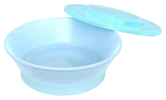 Миска Twistshake, цвет: пастельный синий (Pastel Blue)