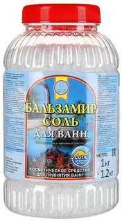 Соль для ванн Бальзамир морская освежающая 1200 г п/э банка