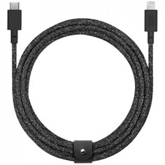 Кабель Native Union Belt (BELT-CL-CS-BK-3-NP) USB-C to Lightning 3m (Black)