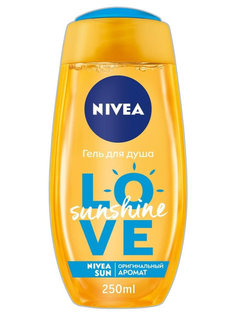Гель-уход для душа, NIVEA, Love Sunshine, 250 мл