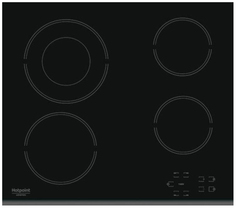 Встраиваемая варочная панель электрическая Hotpoint-Ariston HR 632 B Black