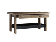 Журнальный столик Джагер 3 Дуб монастырский/Черный Анрэкс