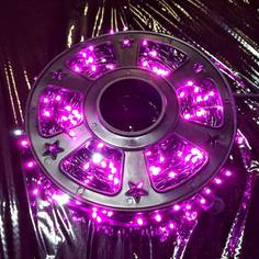 Световая гирлянда новогодняя Baziator H0284 розовый No Brand