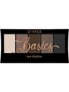 Тени для век Divage Basics тон 01,02,03,04,05